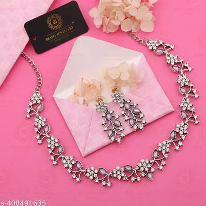 jewellery Rose Gold-plated Jewel Set Choker necklace