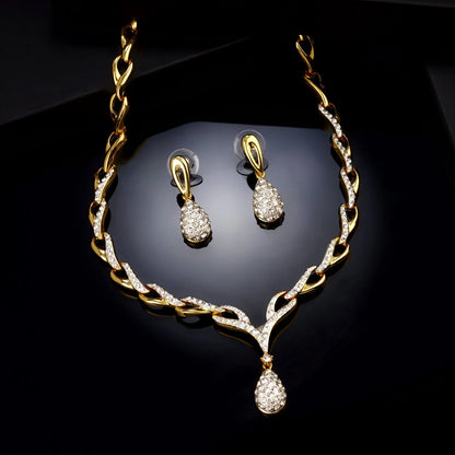 Gold & Silver Plated Necklace Set for Women