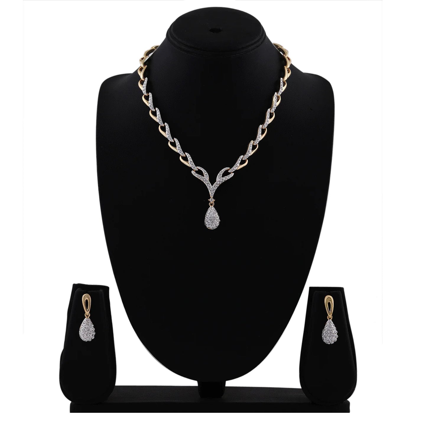 Gold & Silver Plated Necklace Set for Women