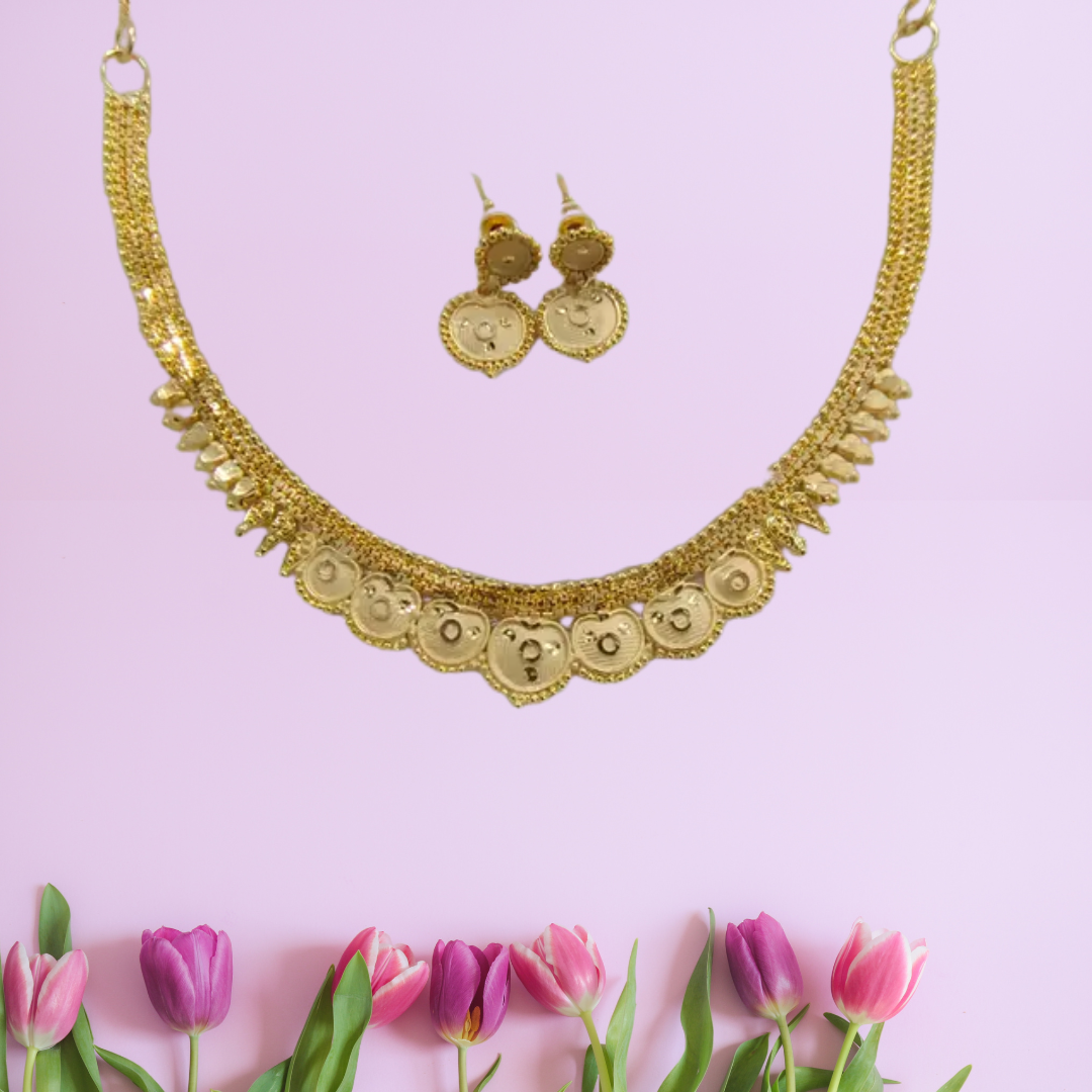 Gold Plated Necklace Set