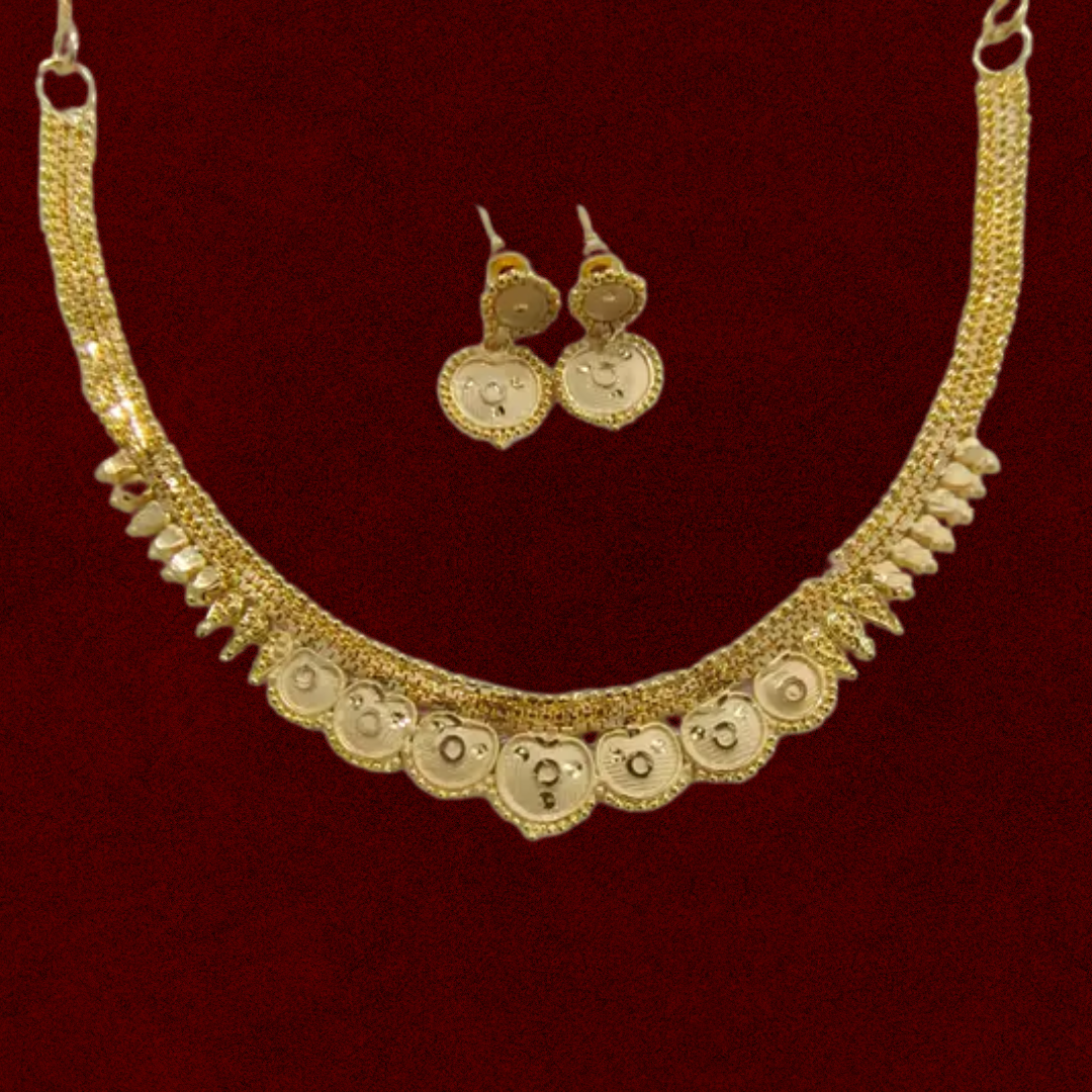 Gold Plated Necklace Set