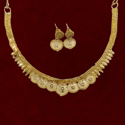 Gold Plated Necklace Set