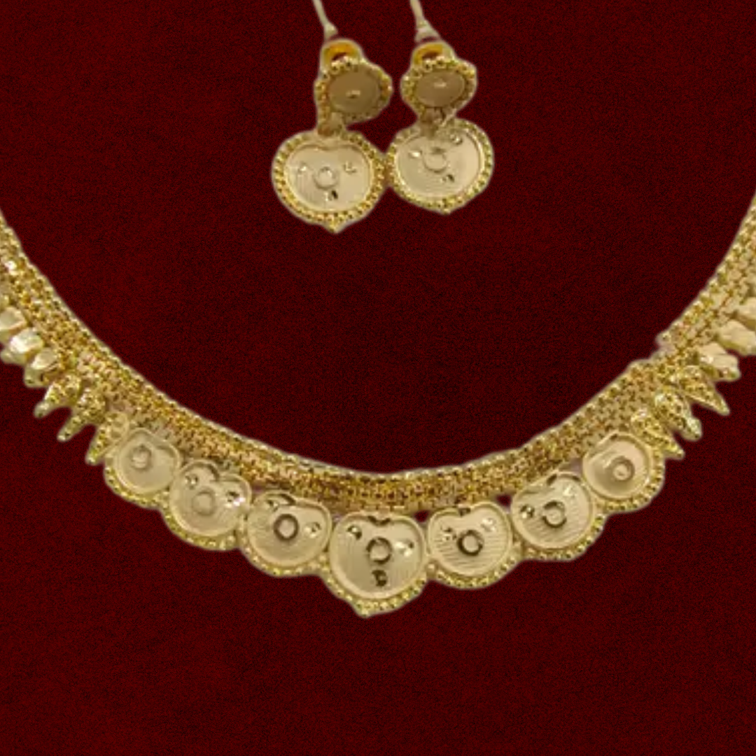 Gold Plated Necklace Set